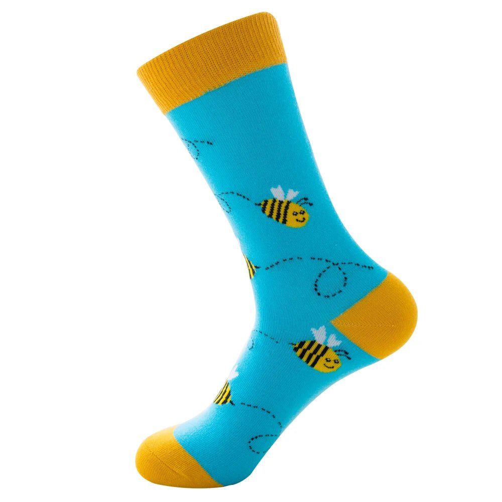 Buzzing Bee Crazy Socks - Crazy Sock Thursdays