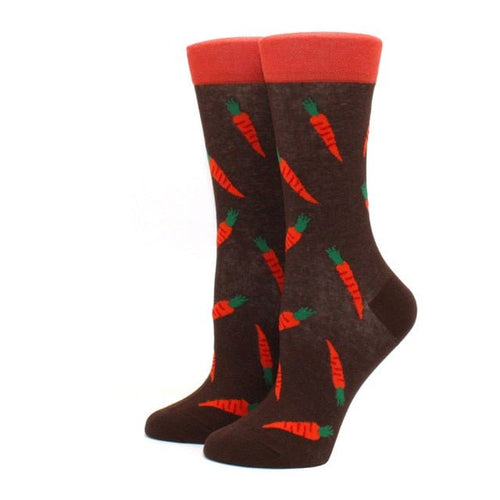 Carrot Crazy Socks - Crazy Sock Thursdays