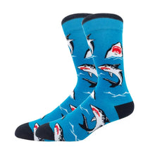 Lade das Bild in den Galerie-Viewer, Mako Shark Crazy Socks - Crazy Sock Thursdays
